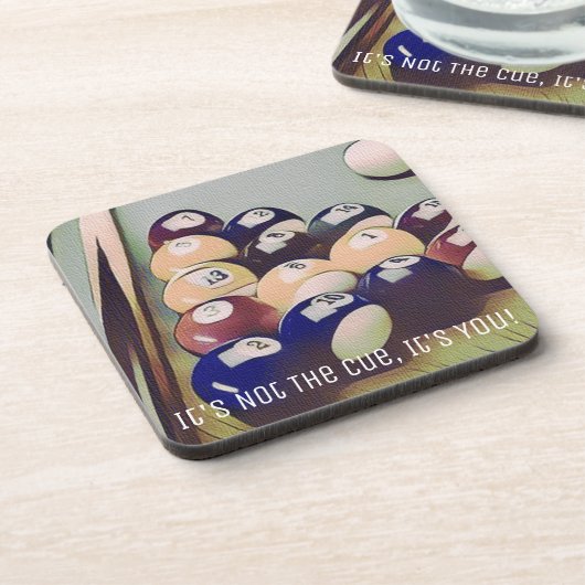 おもしろいなビリヤードのプールの娯楽室のコースター コースター (左側)