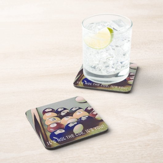 おもしろいなビリヤードのプールの娯楽室のコースター コースター (右側)