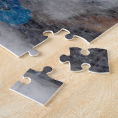 おもしろいなビーグル犬の汚れた防風雨戸 ジグソーパズル (側面)