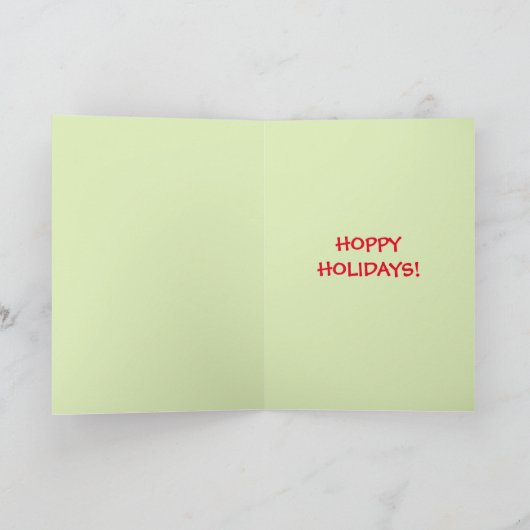 おもしろいなビールクリスマスカード シーズンカード (内部)