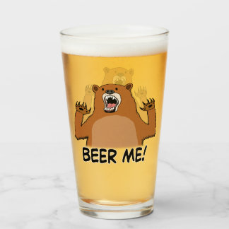 おもしろいなビール私くま タンブラーグラス