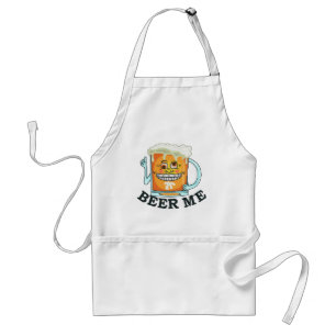 おもしろいなビール私漫画のマグ スタンダードエプロン