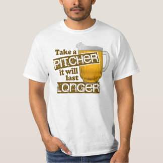 おもしろいなビール飲むパロディ Tシャツ