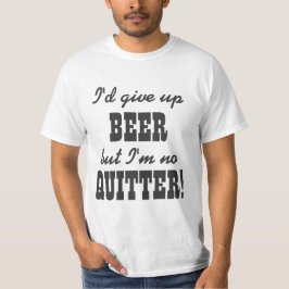 おもしろいなビール飲むユーモア Tシャツ