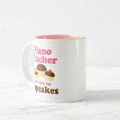 おもしろいなピアノの教師 ツートーンマグカップ (正面左)