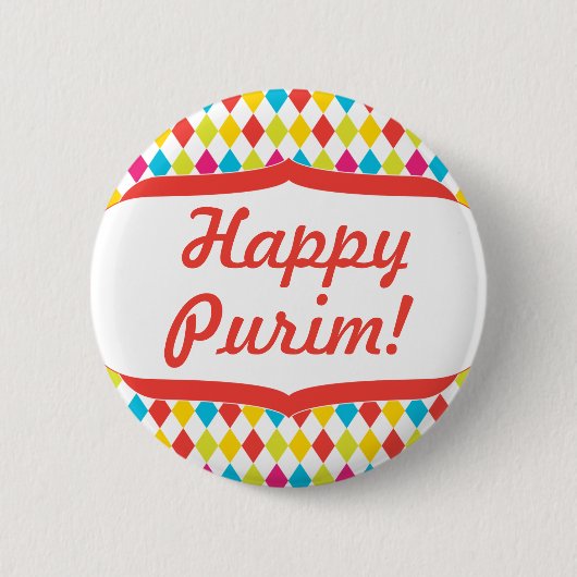 おもしろいなピエロボタン 缶バッジ (正面)