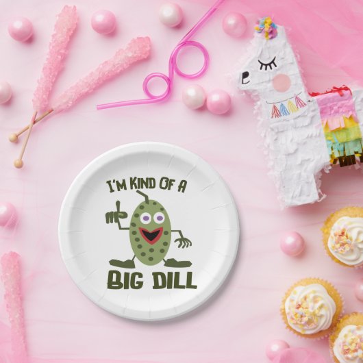 おもしろいなピクルスのパーティーの紙皿 ペーパープレート (パーティー)