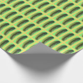 おもしろいなピクルスの包装紙-クリスマスのピクルス ラッピングペーパー (角)