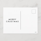 おもしろいなピザ恋人のクリスマスツリー シーズンポストカード (裏面)