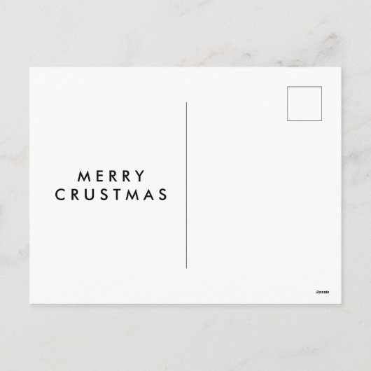 おもしろいなピザ恋人のクリスマスツリー シーズンポストカード (裏面)