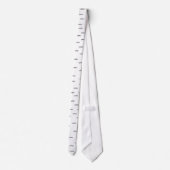 おもしろいなピンクの灰色によって編まれる花パターン髭 ネクタイ (裏面)