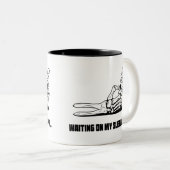 おもしろいなファンタジーのフットボール ツートーンマグカップ (正面右)