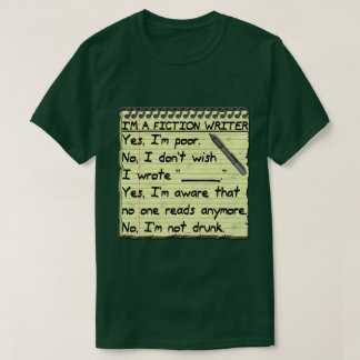 おもしろいなフィクションの作家の解答集のノート Tシャツ