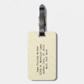 おもしろいなフィクションの作家の解答集 ラゲッジタグ (裏面縦)