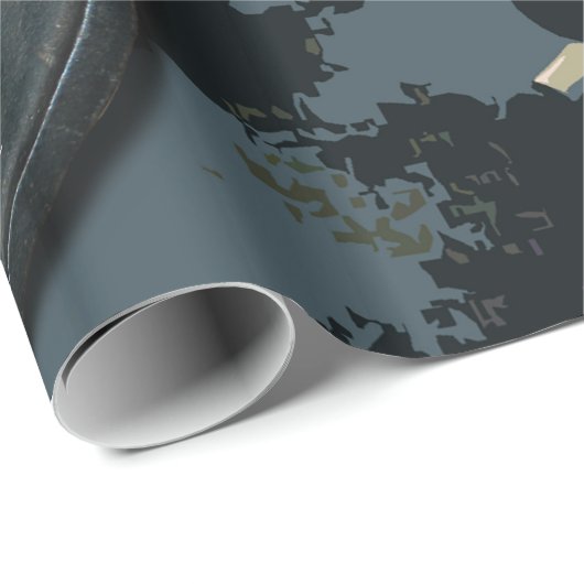 おもしろいなフィットネスのヴィンテージの体育館の所有者かユーザー ラッピングペーパー (ロールコーナー)