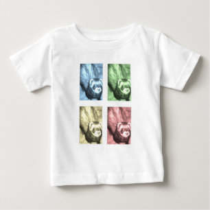 おもしろいなフェレット ベビーTシャツ