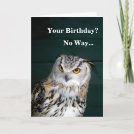 おもしろいなフクロウ カード