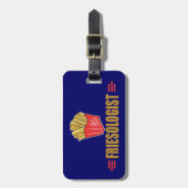 おもしろいなフライドポテト ラゲッジタグ (正面縦)