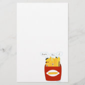おもしろいなフライドポテト 便箋 (正面)