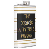 おもしろいなフラスコは、これウィスキーであることができます(黒か金ゴールド) フラスク (右)
