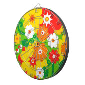 おもしろいなフラワーパワーの壁紙 ダーツボード (正面右)