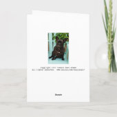 おもしろいなフレンチ・ブルドッグのバースデー・カード カード (裏面)