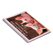 おもしろいなブタのことわざおよび引用文のおもしろいなブタのミーム ノートブック (右側)