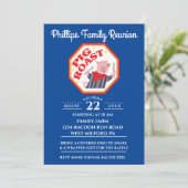 おもしろいなブタのローストの家族会 招待状 (スタンド正面)