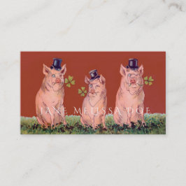 おもしろいなブタの両面名刺 名刺