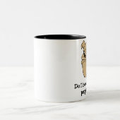 おもしろいなブルドッグのマグ ツートーンマグカップ (中央)