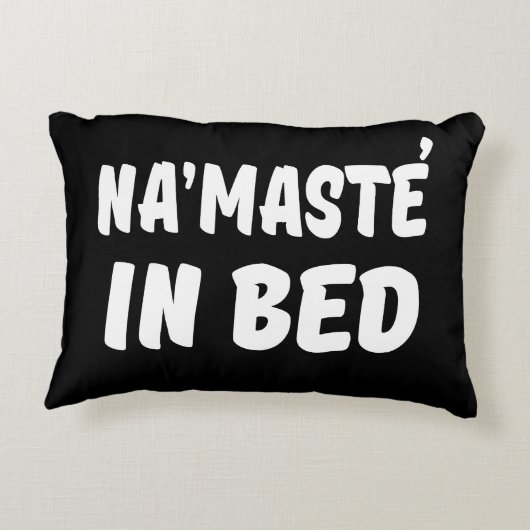 おもしろいなベッドのナマステ アクセントクッション (裏面)