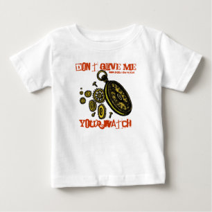 おもしろいなベビーのTシャツのデザイン ベビーTシャツ