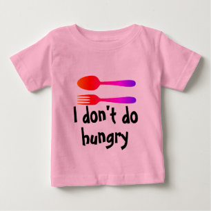 おもしろいなベビーフードの引用文 ベビーTシャツ