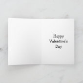 おもしろいなベーコンのバレンタインの挨拶状 シーズンカード (内部)