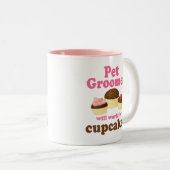 おもしろいなペットトリマー ツートーンマグカップ (正面右)