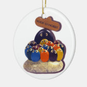 おもしろいなペットロック・コンサートの低俗な70年代の流行オーナメント セラミックオーナメント (左)