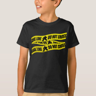 おもしろいなホッケーのゴールキーパーの子供のTシャツ Tシャツ