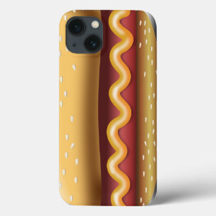 おもしろいなホットドッグの携帯電話の箱 iPhone 13ケース