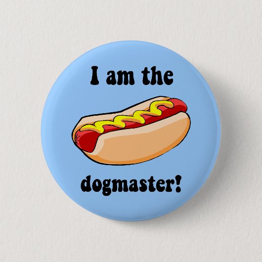 おもしろいなホットドッグ 缶バッジ (正面)