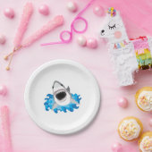 おもしろいなホホジロザメの攻撃 ペーパープレート (パーティー)