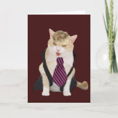 おもしろいなボス猫のバレンタイン シーズンカード (正面)