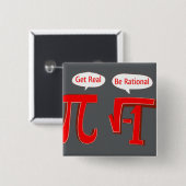 おもしろいなボタンは"実質になります-あって下さい理性的が" 缶バッジ (正面&裏面)