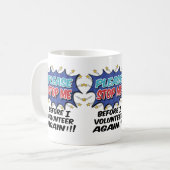 おもしろいなボランティア コーヒーマグカップ (正面左)