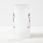 おもしろいなボーリング300 フロストグラスビールジョッキ (中央)