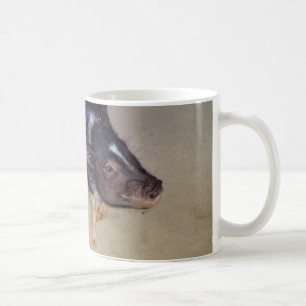 おもしろいなポットによって膨らまされるブタの写真撮影のマグ コーヒーマグカップ