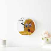 おもしろいなポテト ラウンド壁時計 (ホーム)