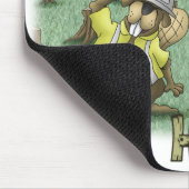 おもしろいなマウスパッド: より頭が切れるな働くこと マウスパッド (コーナー)