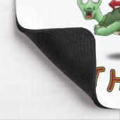 おもしろいなマウスパッド: 仕事のより頭が切れるなより堅くない マウスパッド (コーナー)