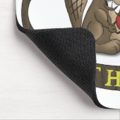 おもしろいなマウスパッド: 働くより頭が切れるなより堅くない マウスパッド (コーナー)