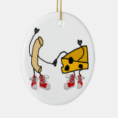 おもしろいなマカロニチーズの漫画の芸術 セラミックオーナメント (右)